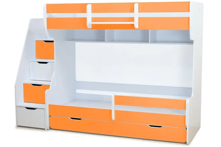 

Двухъярусная кровать Pondi Доминик Оранжевый 170x80 см