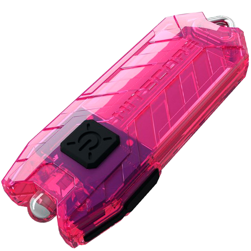 

Фонарь наключный Nitecore TUBE v2.0 (1 LED, 55 люмен, 2 режима, USB), розовый