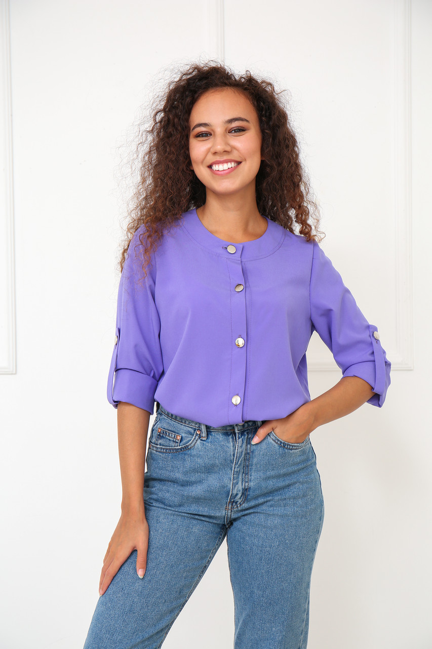 

Стильная блуза Fashion Girl "Compliment" - лавандовый, Стильная блуза Fashion Girl "Compliment" 46-48 лавандовый