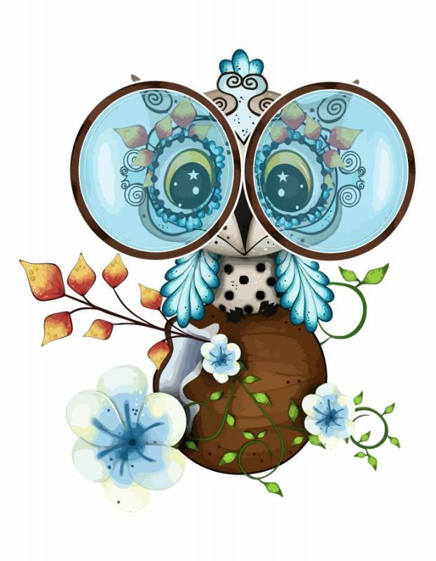 

Картина по номерам Rosa „Cute Owl“ 35х45см N00013210-RY