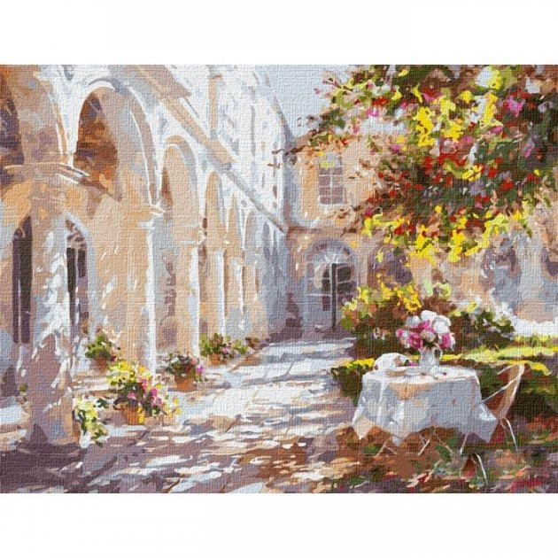 

Картина по номерам Идейка "Испанский двор" 50х65 см KHO2301-RY