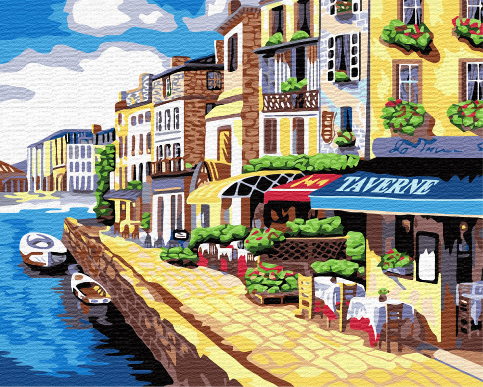 

Картина по номерам Brushme "Набережная" 40х50 см GX7552-RY