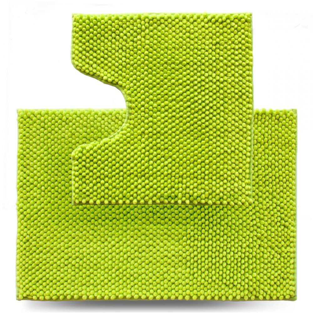 

Набор ковриков для ванной Dariana Ананас 2 штуки салатовый D-6437-YV