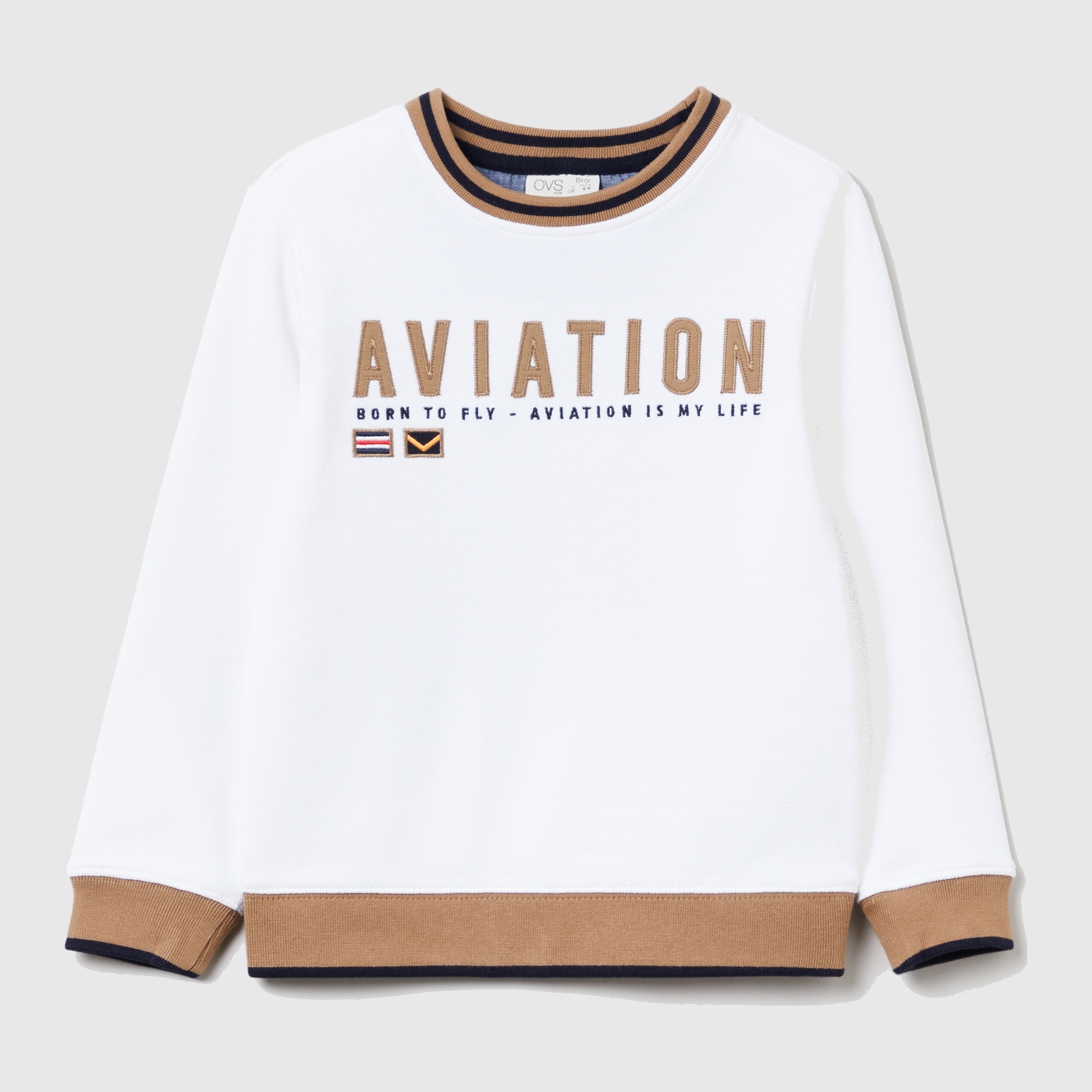 

Свитшот OVS 1159662 104 см White (8055203519332)