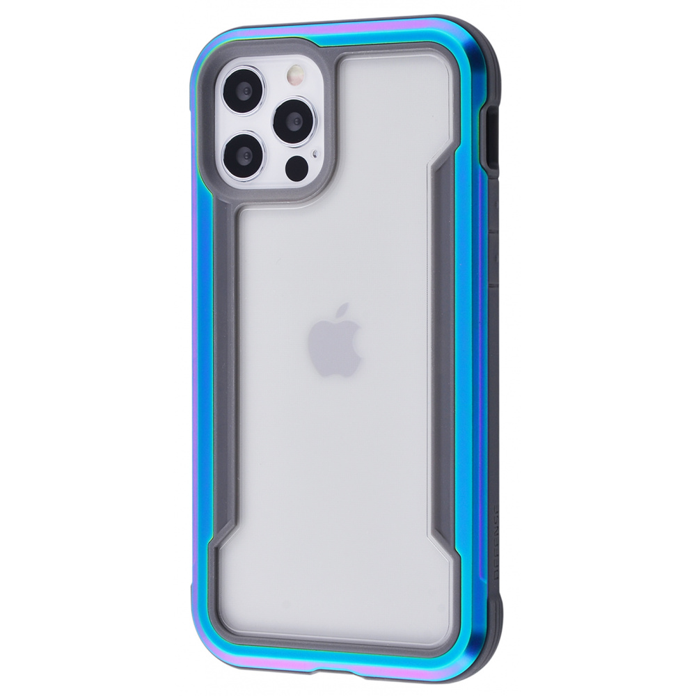

Чехол-накладка противоударный Defense Shield Series (Metal+PC+TPU) iPhone 12/12 Pro gradient Разноцветный