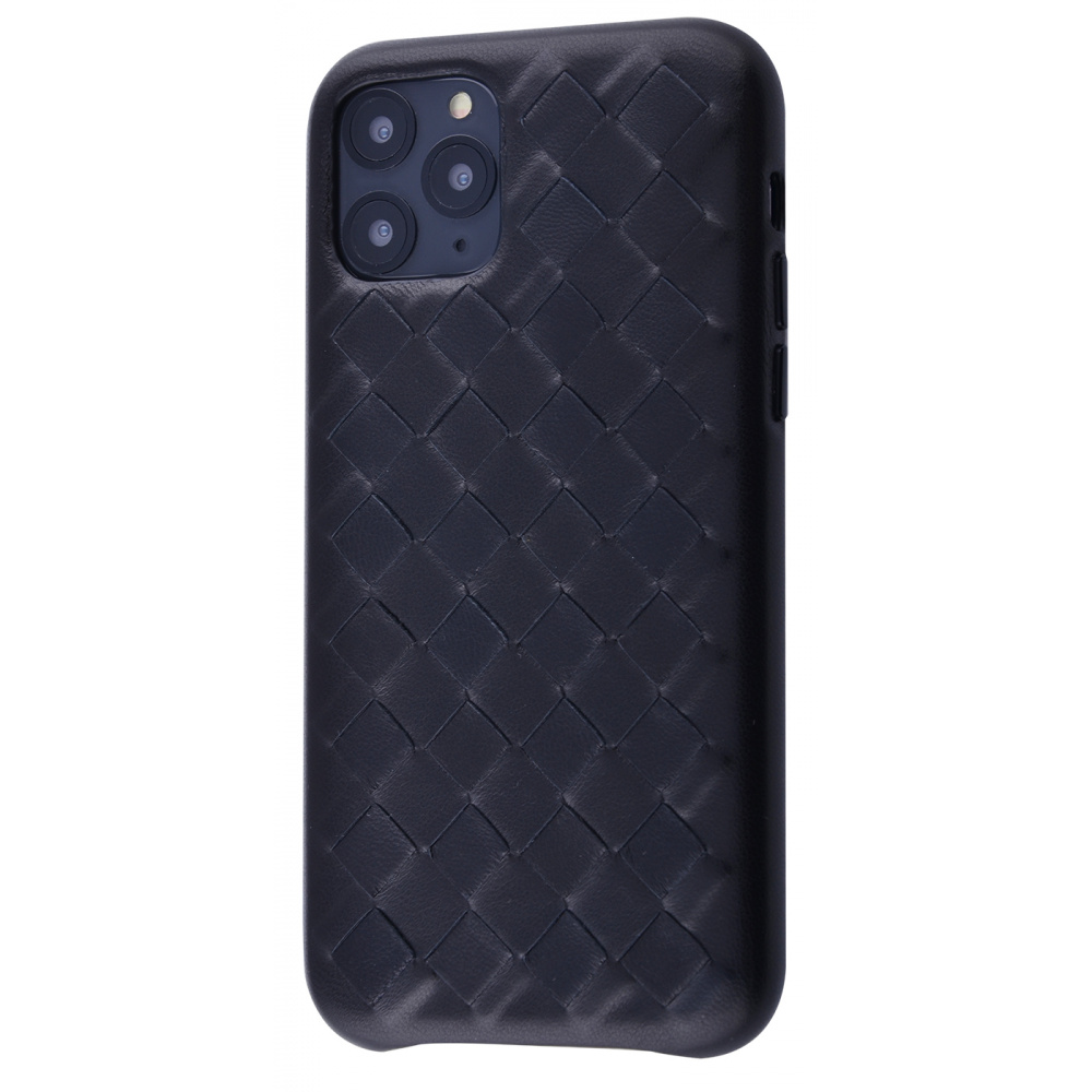 

Чехол-накладка PRC Natural Leather Weaving Case iPhone 11 Pro black Черный