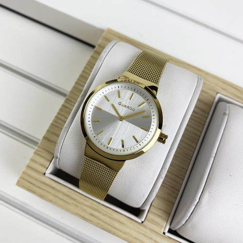 

Наручные часы Guardo B01281-4 Gold-White