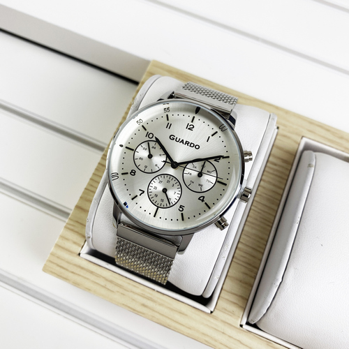 

Наручные часы Guardo B01116-2 Silver-White