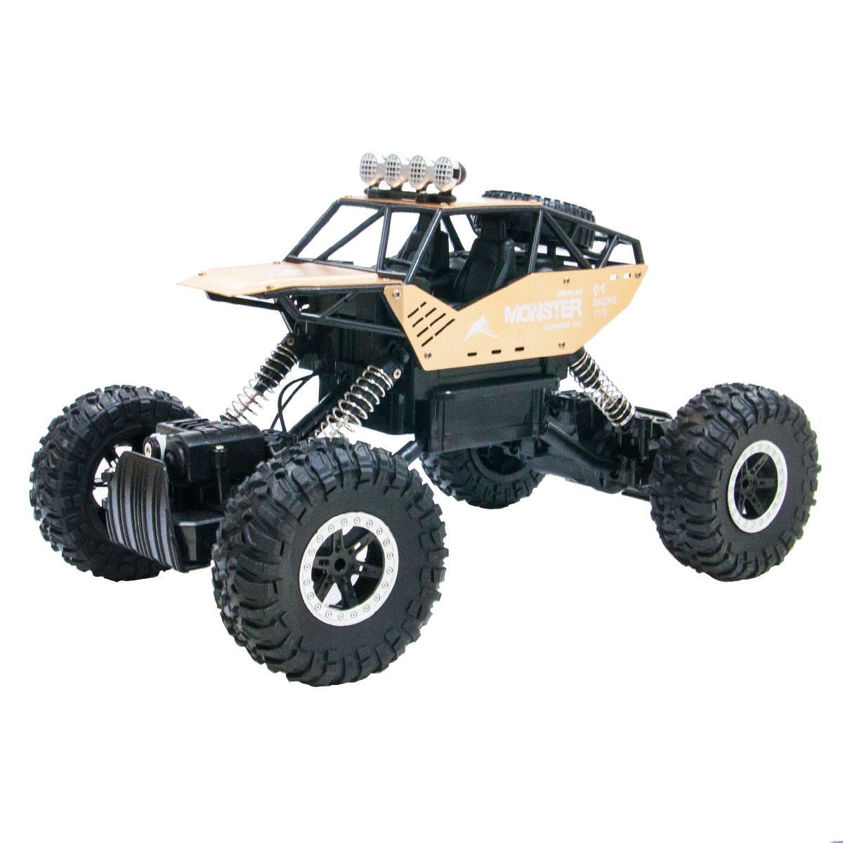 

Автомобиль OFF-ROAD CRAWLER на р / у - FORCE (золотой, аккум. 7.2V, металл. Корпус, 1:14)