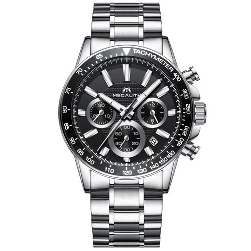 

Наручные часы Megalith 0089M-1 Silver-Black