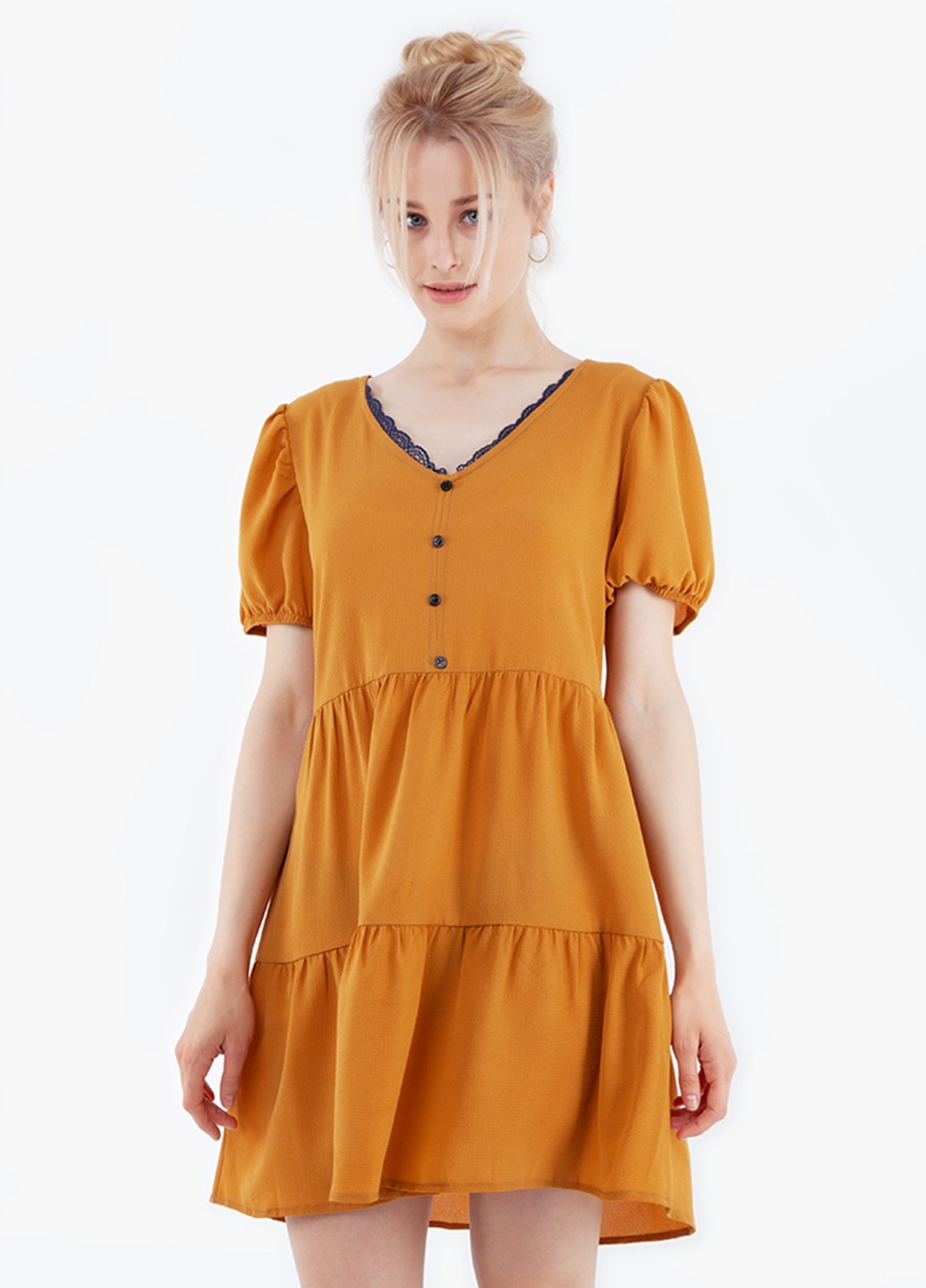

Платье Kristina Mamedov горчичное LPM2126 S/M