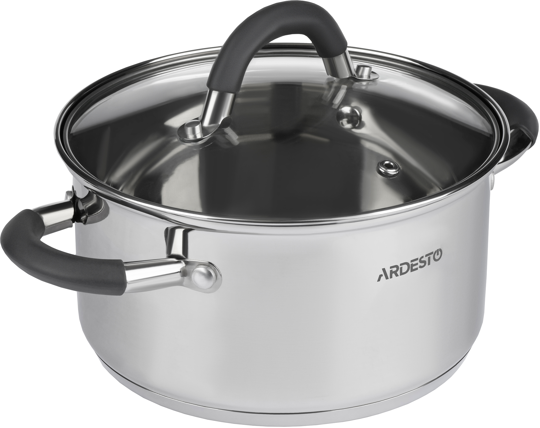 

Кастрюля Ardesto Gemini Salerno стеклянная крышка 1.2 л
