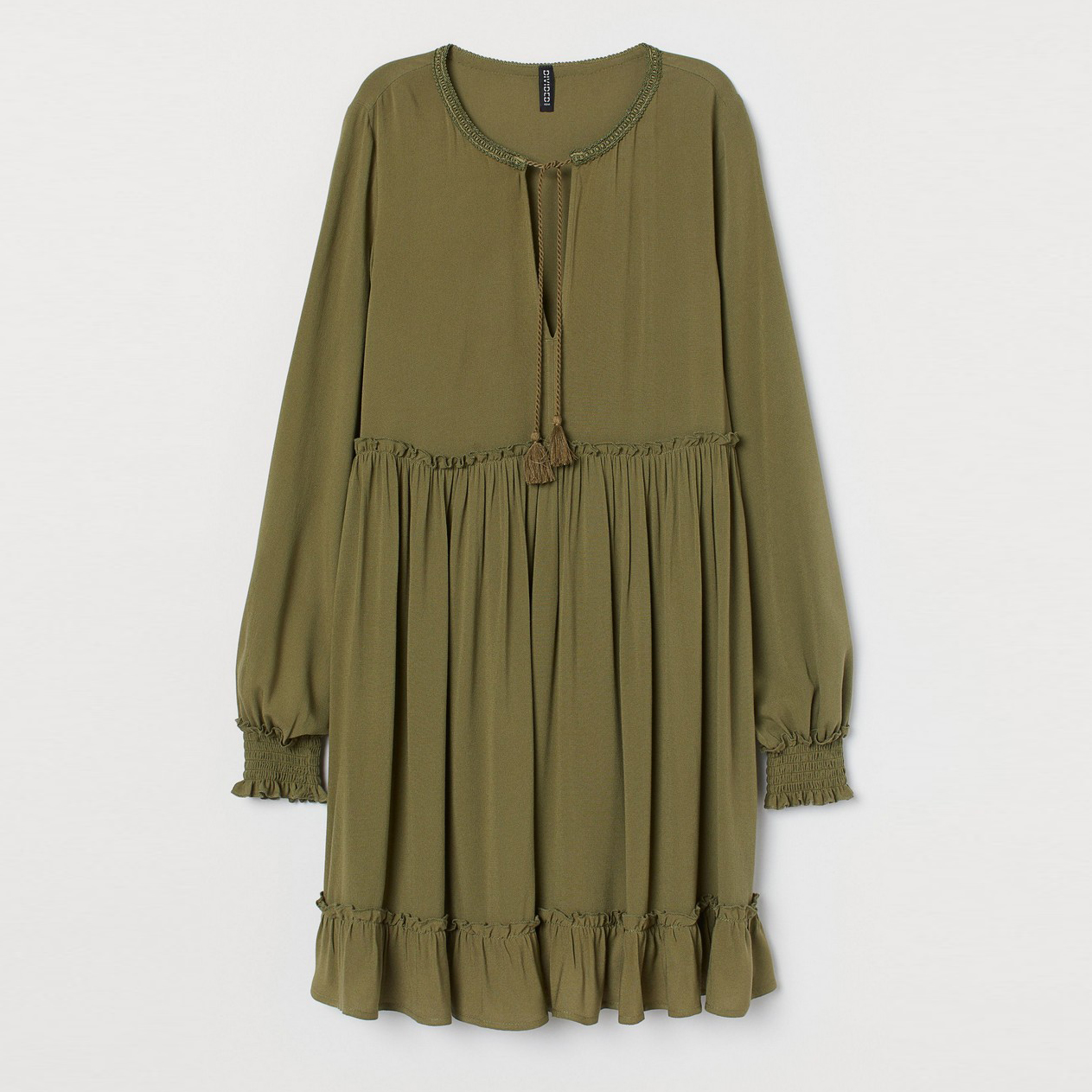 

Платье H&M 0838900_хаки M Хаки