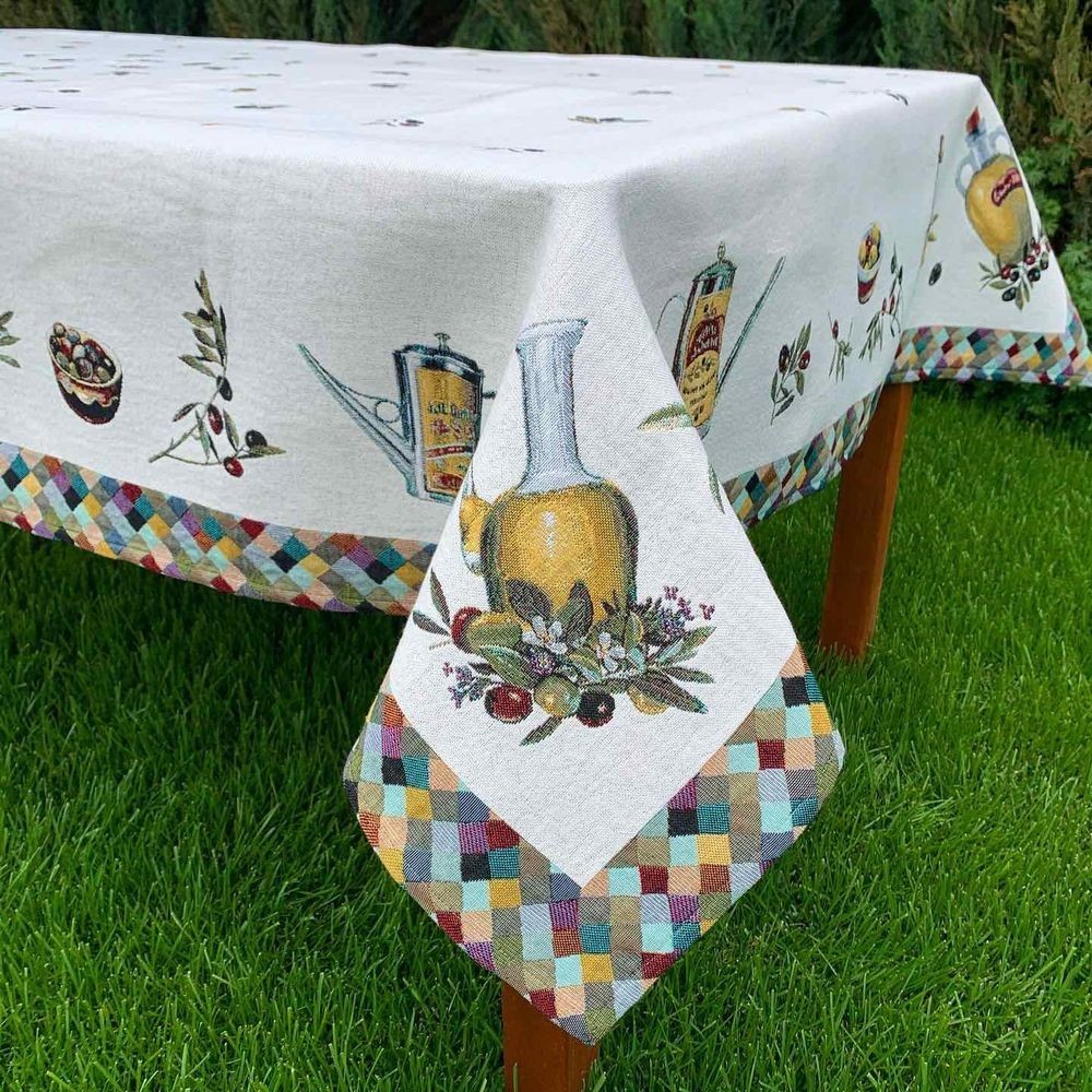 

Скатерть Rafael Gandia Olio гобеленовая 135×175 см