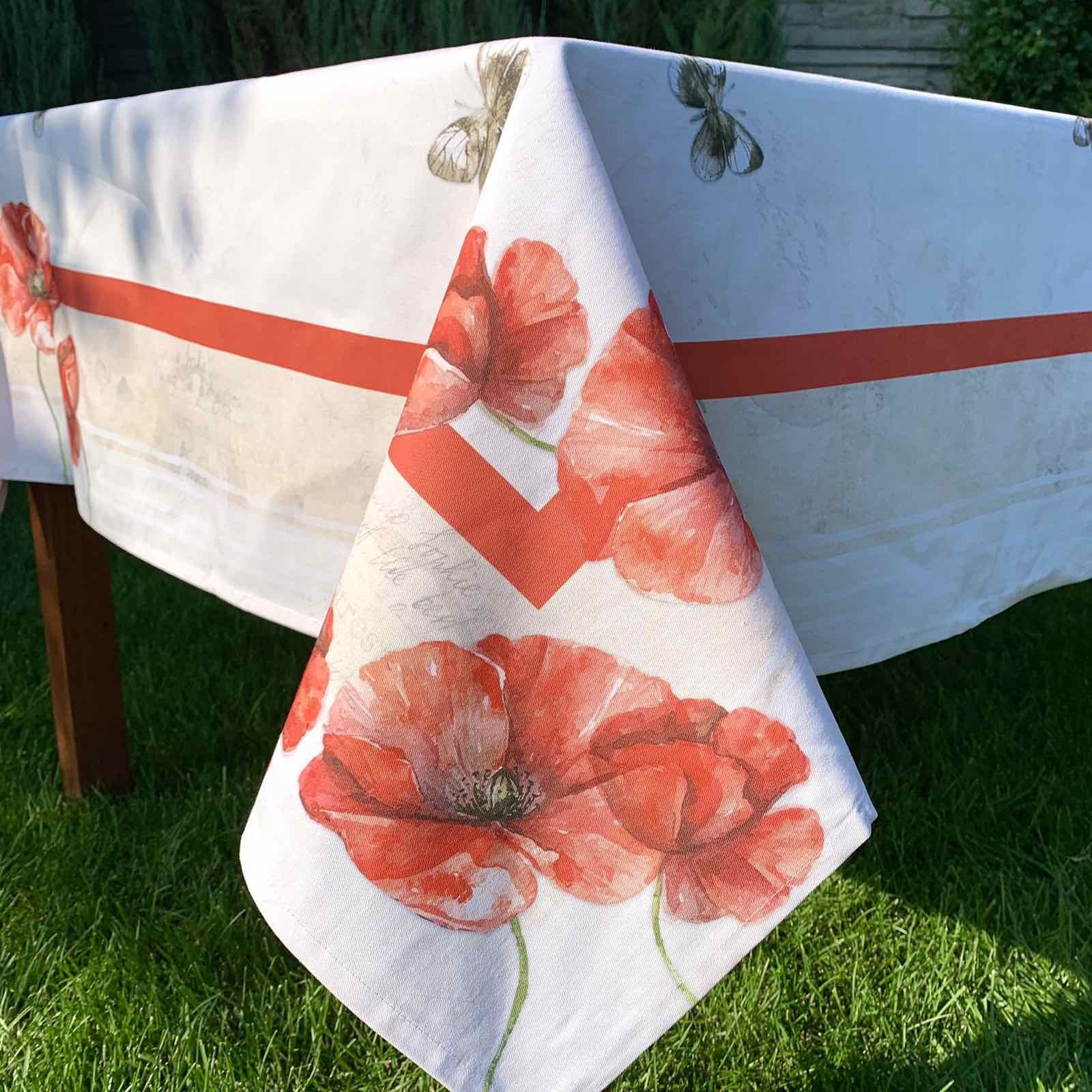 

Скатерть Gruppo BC Poppies 135×135 см