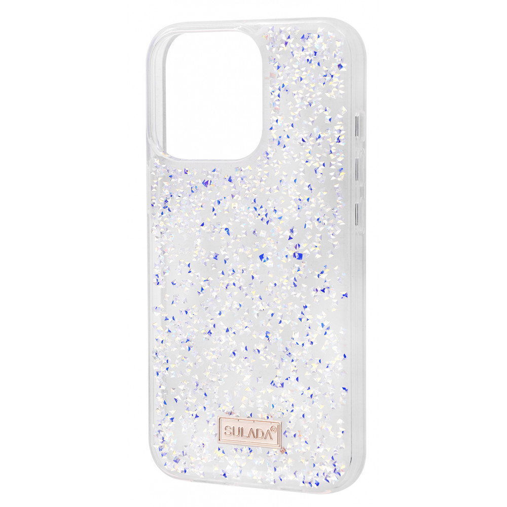

Чехол с камнями и блёстками SULADA Color Diamond iPhone 13 Pro colorful Разноцветный