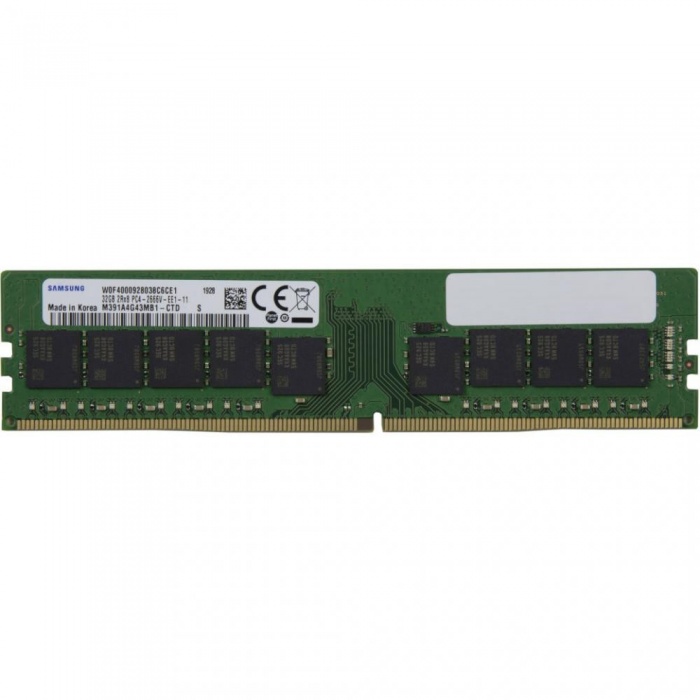 

Серверная оперативная память Samsung DDR4 32GB ECC Unbuffered 2Rx8 PC4-21300 2666Mhz (M391A4G43MB1-CTD) (M391A4G43MB1-CTD)