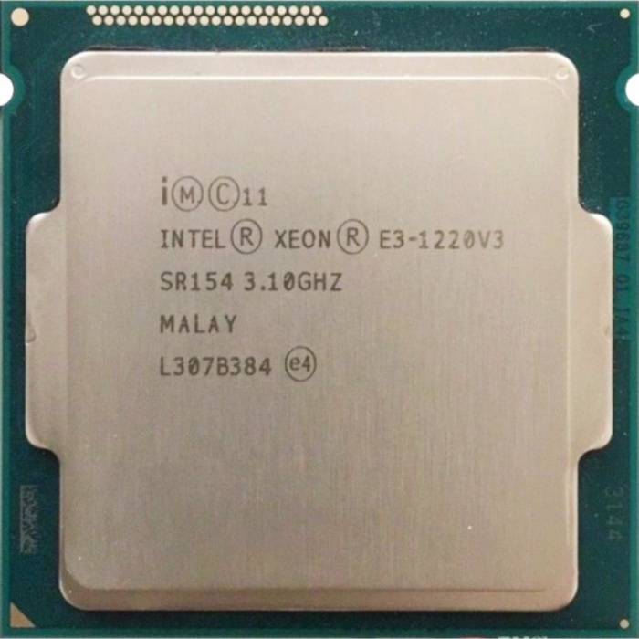 

Процессор Intel XEON 4 Core E3-1220 V3 3.10GHz (SR154)