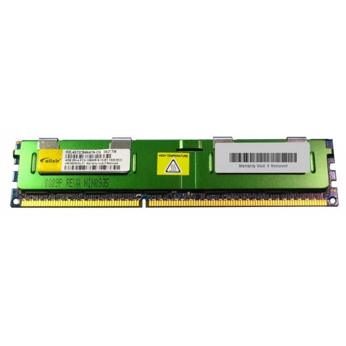 

Серверная оперативная память ELIXIR 4GB DDR3 2Rx4 PC3-10600R 1333MHz HS (M2L4G72CB4NA1N-CG) / 4507