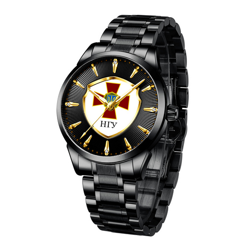 

Наручные часы Chronte с логотипом НГУ Black-Gold-White