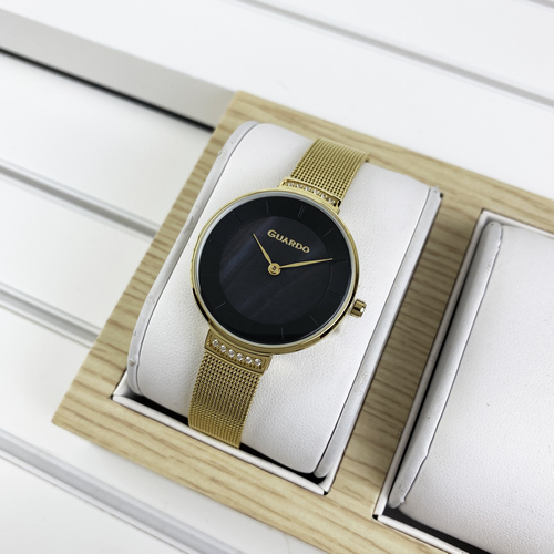 

Наручные часы Guardo 012439-3 Gold-Black