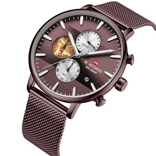 

Наручные часы Naviforce NF9169 All Brown