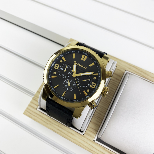 

Наручные часы Guardo 011401-4 Black-Gold