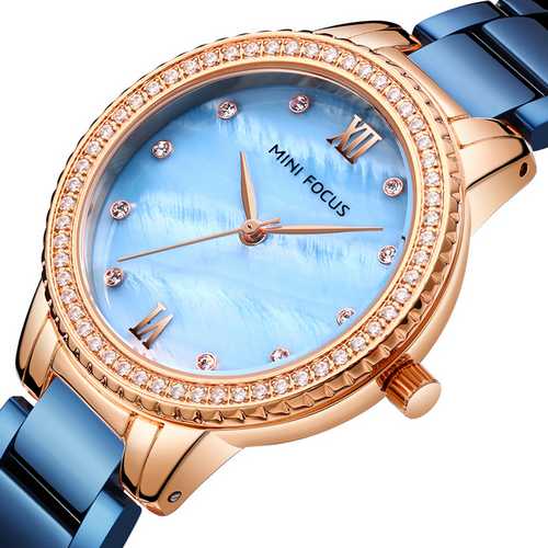 

Наручные часы Mini Focus MF0226L Blue-Gold Diamonds