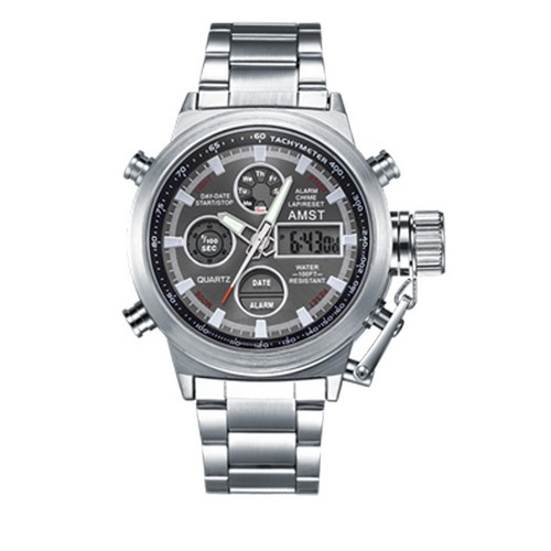 

Наручные часы AMST 3003M Silver-Black Metall
