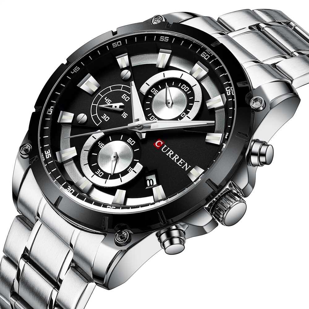 

Наручные часы Curren 8360 Silver-Black