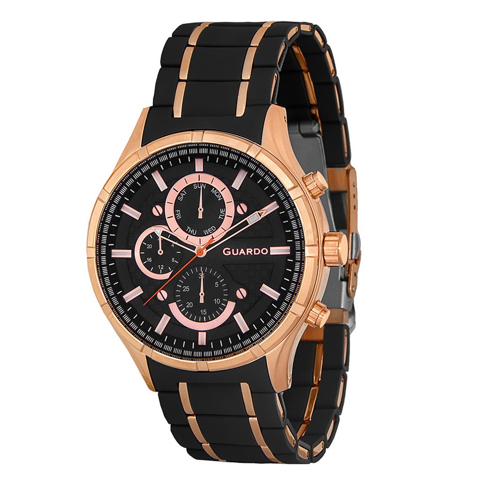 

Наручные часы Guardo 11531-4 Black-Cuprum