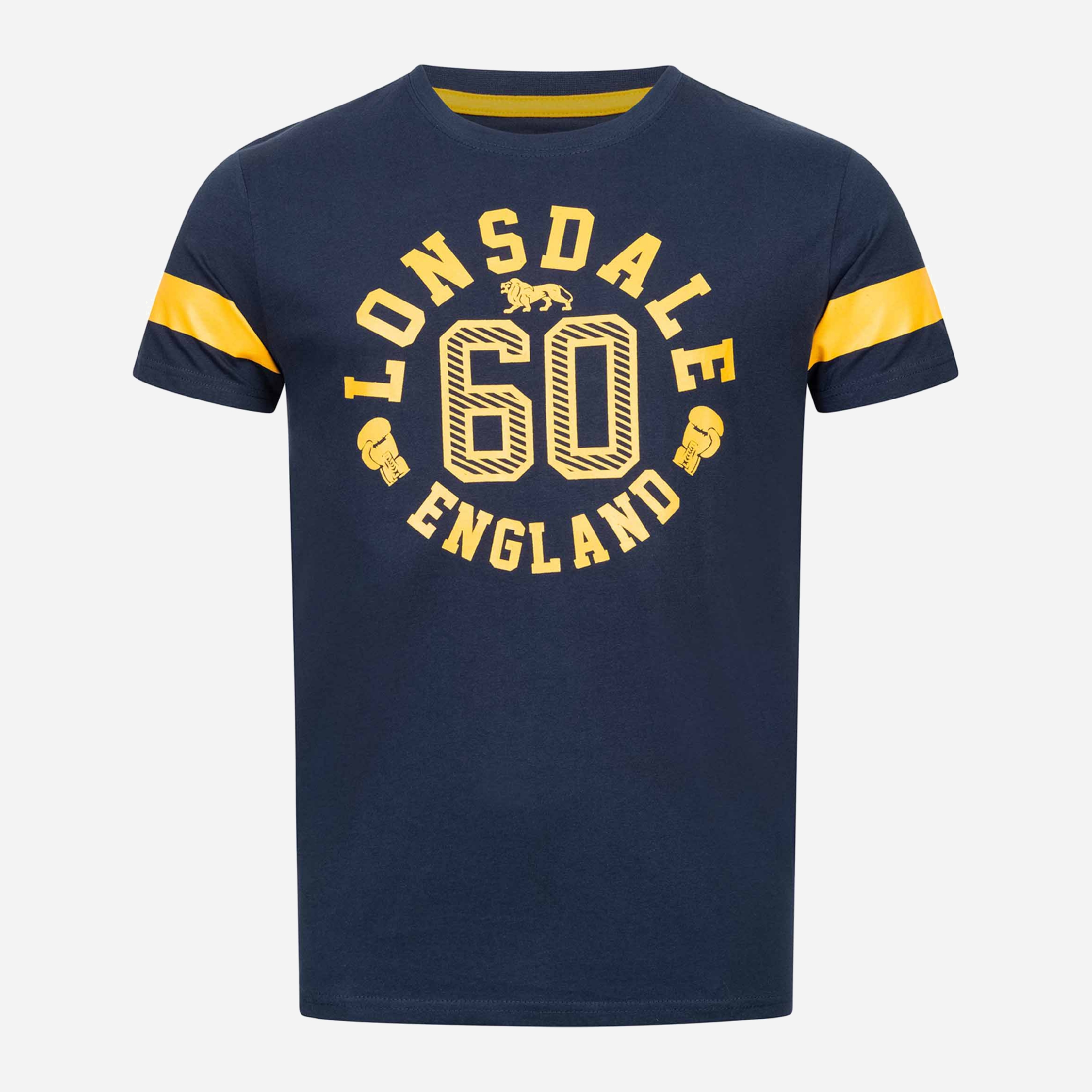 

Футболка Lonsdale ASKERSWELL 117125-3625 M Navy/Yellow