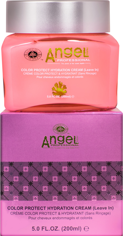 Акція на Увлажняющий крем для волос Angel Professional Color Protect 200 мл (AMB-204) (3700814125162) від Rozetka UA