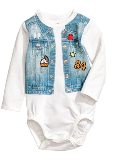 

Боди для мальчика H&M 0584112002 62 СМ Белый 56552