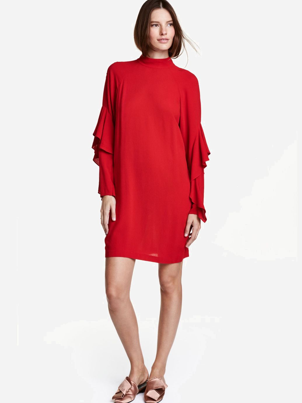 

Платье H&M 471678b23 34 Красное