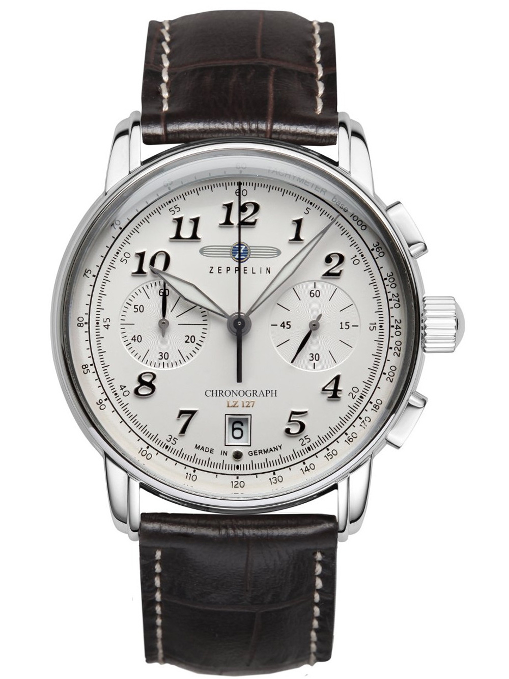 

Часы Zeppelin 8674-1 LZ-127 Chronograph 43mm 5ATM