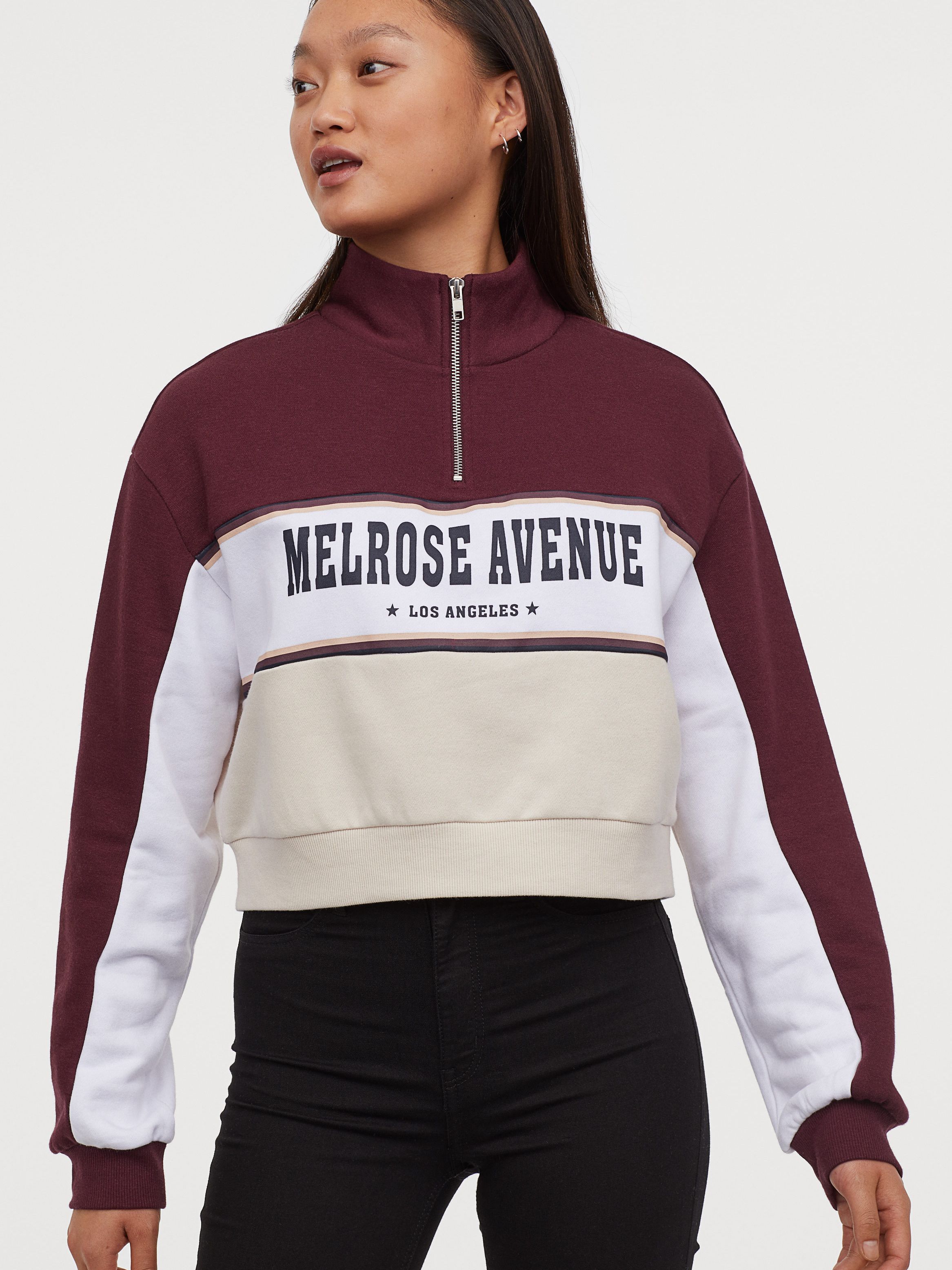 

Толстовка H&M 754713b24 XL Бордовая