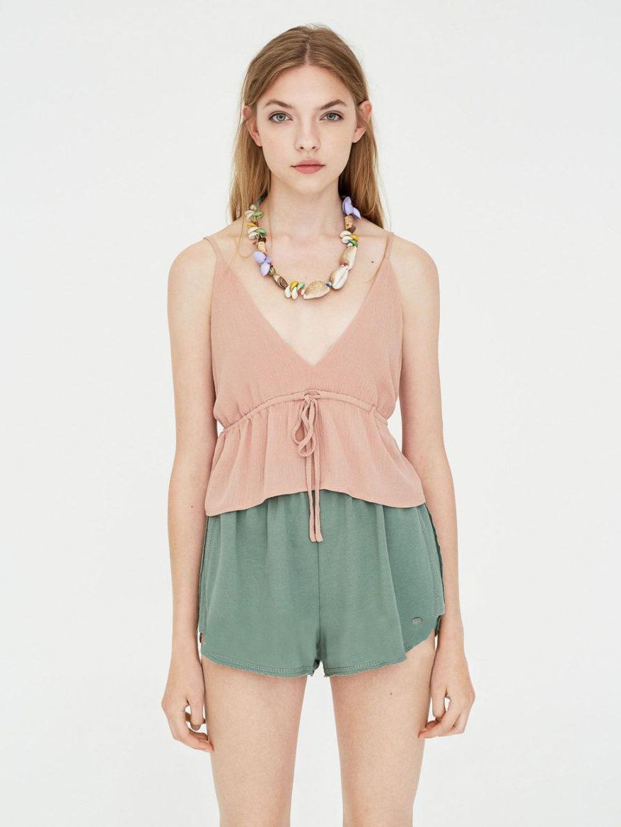 

Топ Pull & Bear 9471354623b26  Розовый, Топ Pull & Bear 9471354623b26 L Розовый