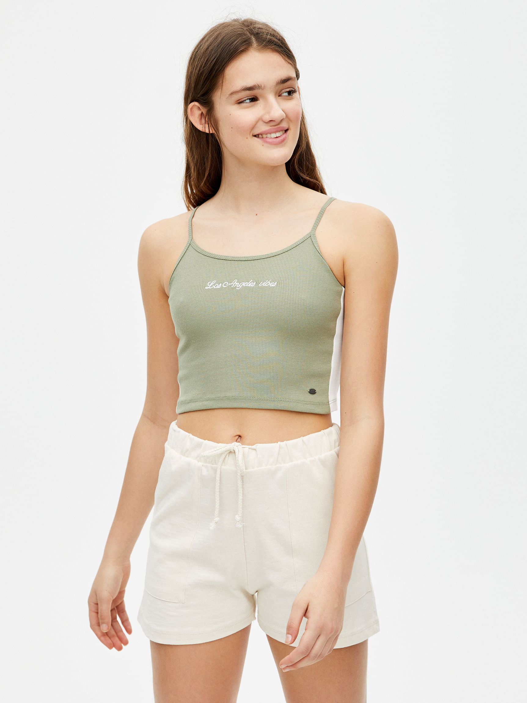 

Топ Pull & Bear 5247358506b26 S Зеленый