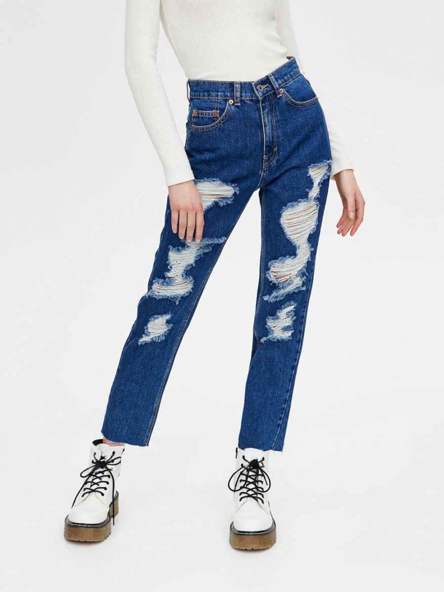 

Джинсы Pull & Bear 5689303b26 32 Синие