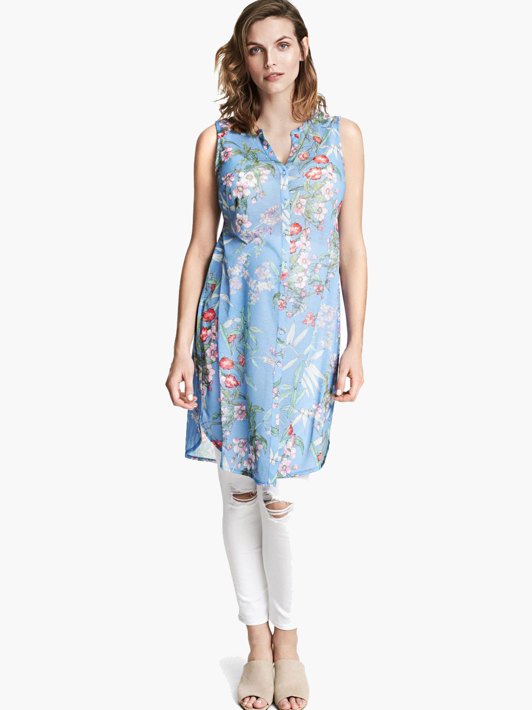 

Туника для беременных H&M 476747003b27  Голубая, Туника для беременных H&M 476747003b27 XS Голубая