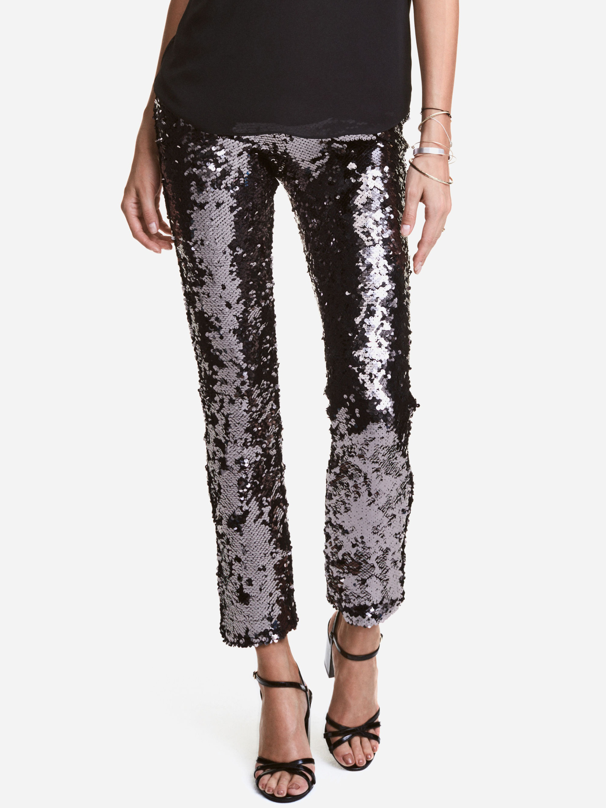 

Брюки H&M XAZ089785XAVR  Серебристые, Брюки H&M XAZ089785XAVR 36 Серебристые