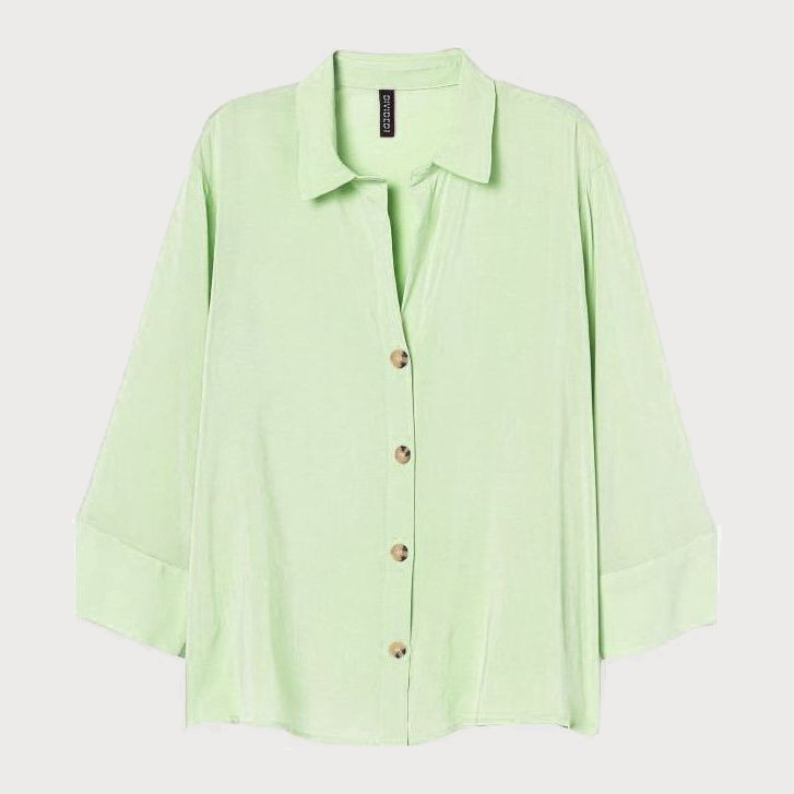 

Рубашка H&M 816241b24  Светло-зеленая, Рубашка H&M 816241b24 36 Светло-зеленая