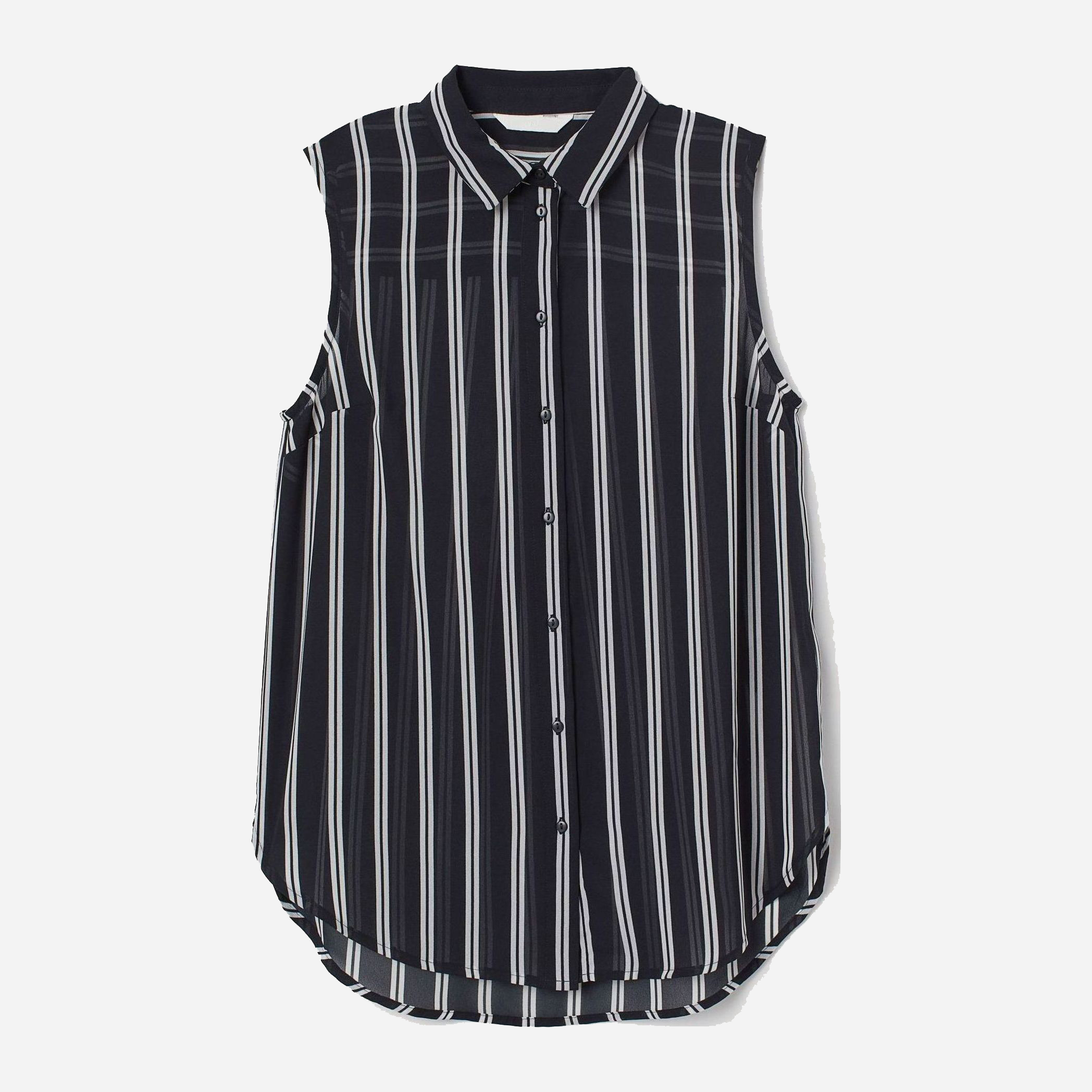 

Блузка H&M 697050b24  Черная, Блузка H&M 697050b24 34 Черная