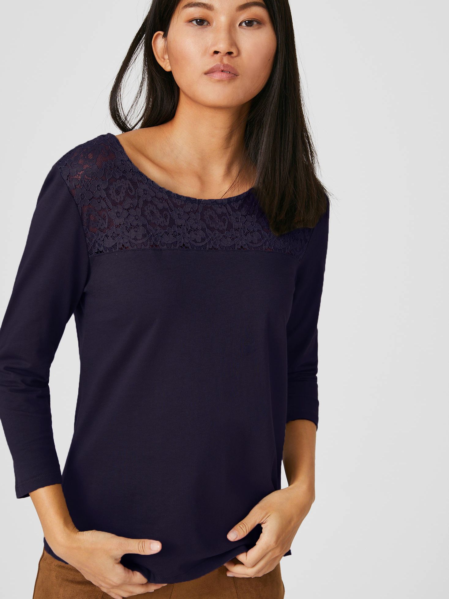 

Лонгслив C&A 2122670b32 XL Темно-синий