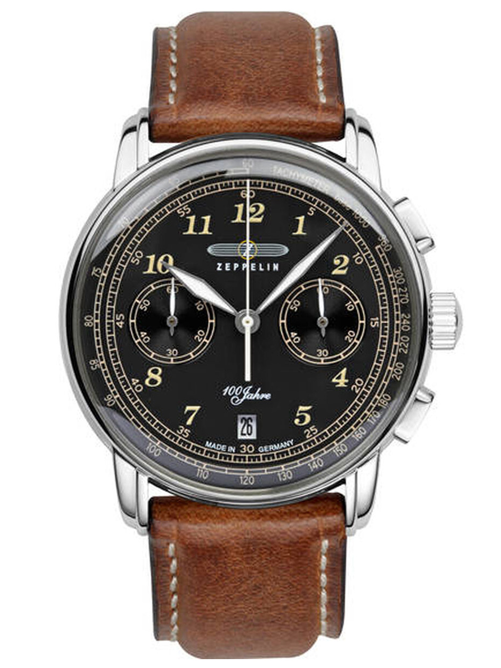 

Часы Zeppelin 7674-3 LZ-127 Chronograph 43mm 5ATM