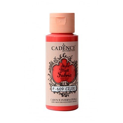 

Акриловая матовая краска для ткани Style Matt Fabric Paint Cadence Клубничный 59 мл