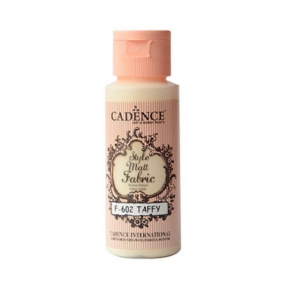 

Акриловая матовая краска для ткани Style Matt Fabric Paint Cadence Слоноваякость 59 мл