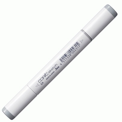 

Спиртовой маркер Copic Sketch №C-4 Cool gray Холодный серый (2107582)