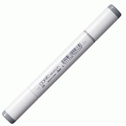 

Спиртовой маркер Copic Sketch №C-6 Cool gray Холодный серый (2107583)